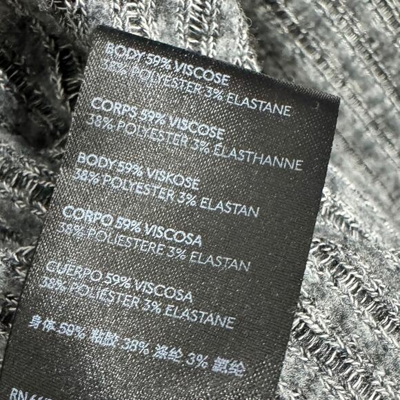 MAEVE Cowl Neck Long Sleeve Grey Shirt SZ SMALL - Picture 9 of 9